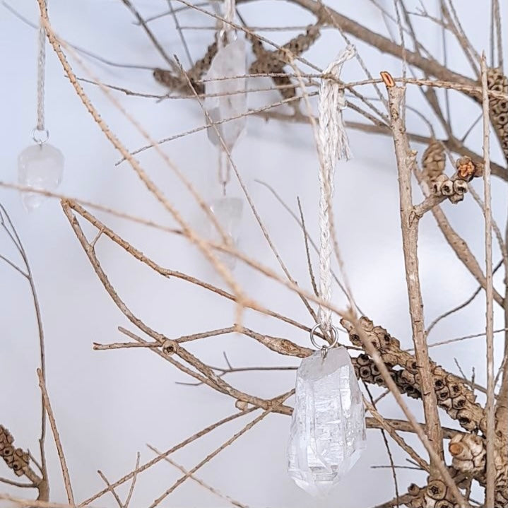 Clear Quartz Ornament